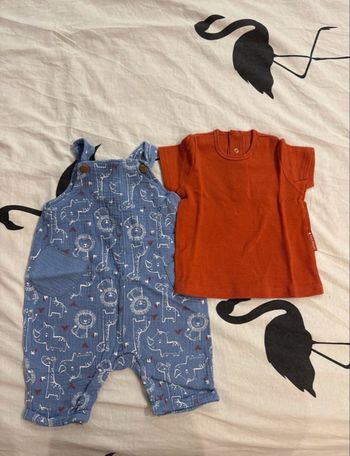 Salopette été petit béguin 12M