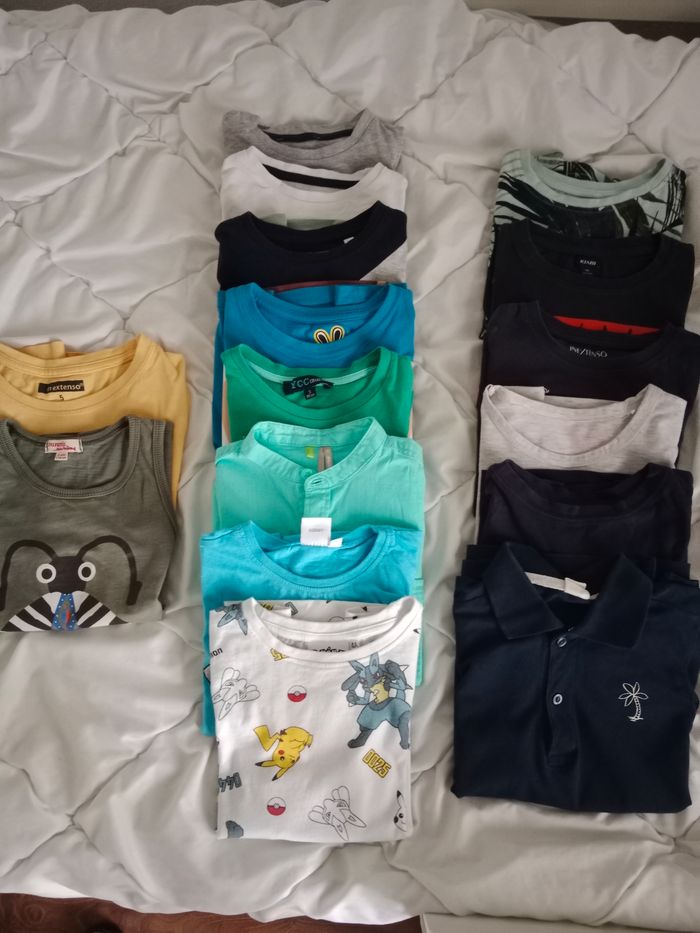Lot t shirts 16 pcs 4/5 ans - photo numéro 3