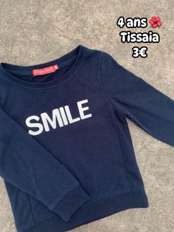 Sweat 🌺 4 ans 🌺 Tissaia
