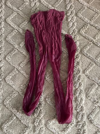 Collant aubergine femme