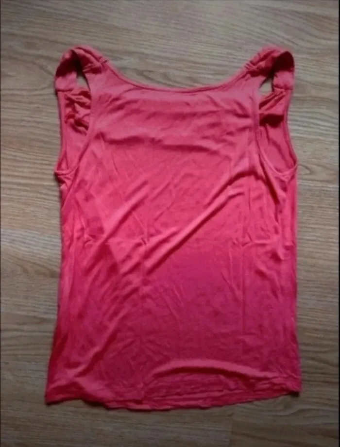 Débardeur rose saumon. Femme . Camaïeu
. Taille 36 - photo numéro 7