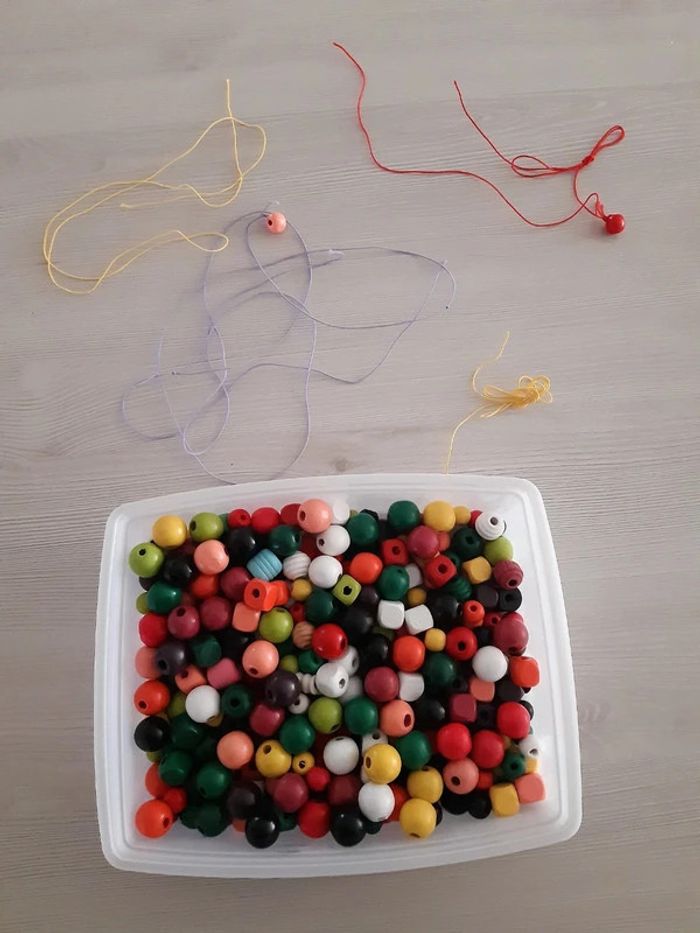 Perles de bois