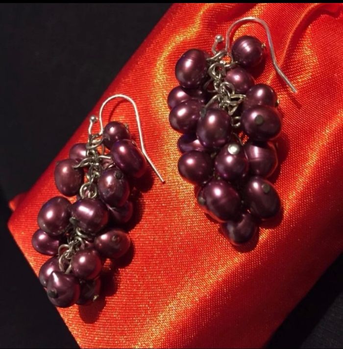 Paires Boucles D’oreilles Pendantes Perles De Culture D’eau Douce et acier inoxydable - photo numéro 2