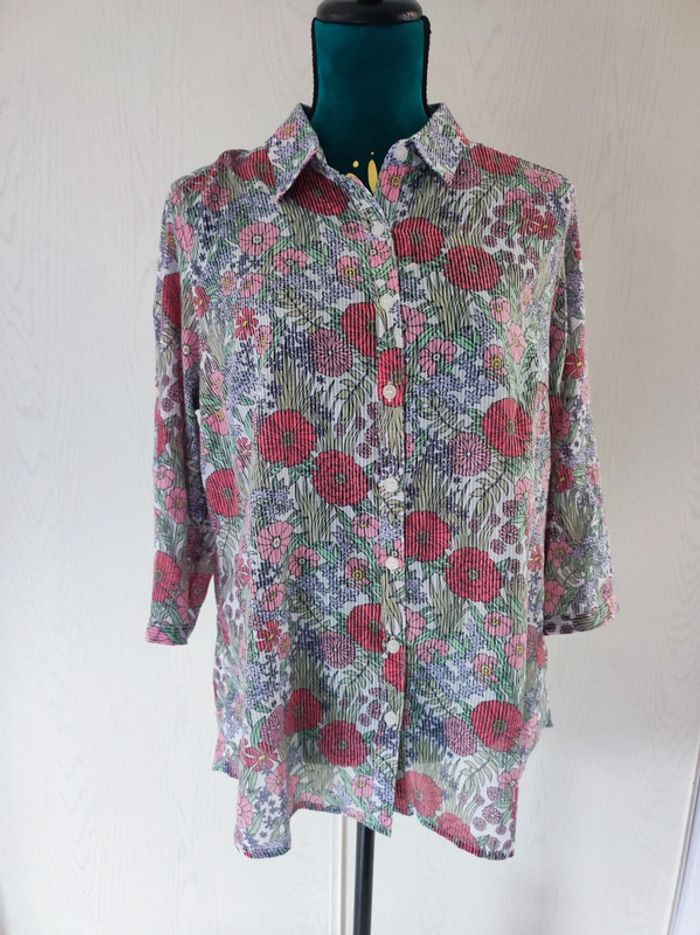 Chemise manches réglables