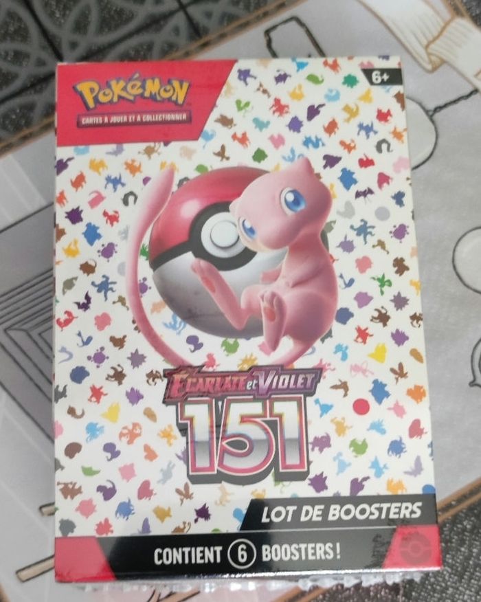 Pokemon - Bundle - Lot de 6 boosters 151 EV3.5 du bloc ecarlate et violet  - neuf scellé