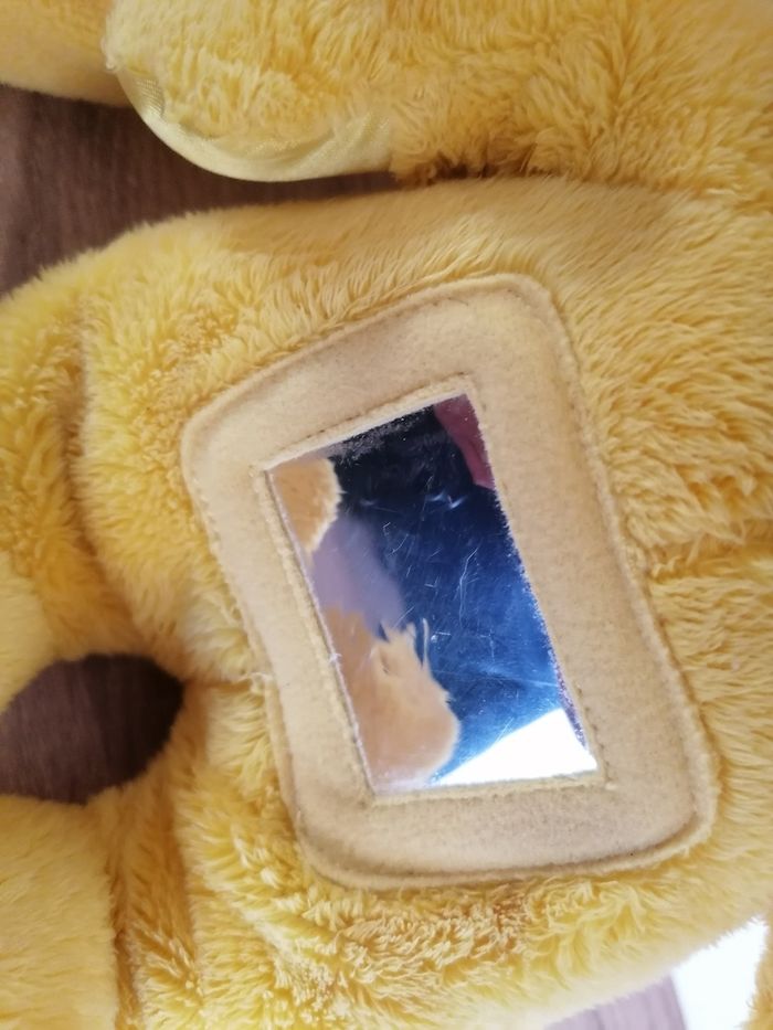 2 peluches teletubbies jaune laa laa - photo numéro 6