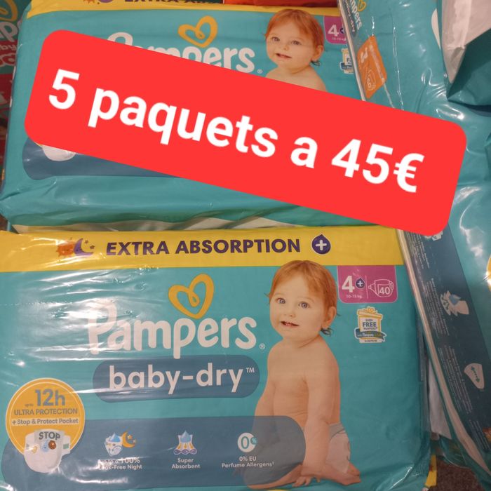 Pampers taille 4+