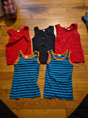 Lot de 5 maillots de corps