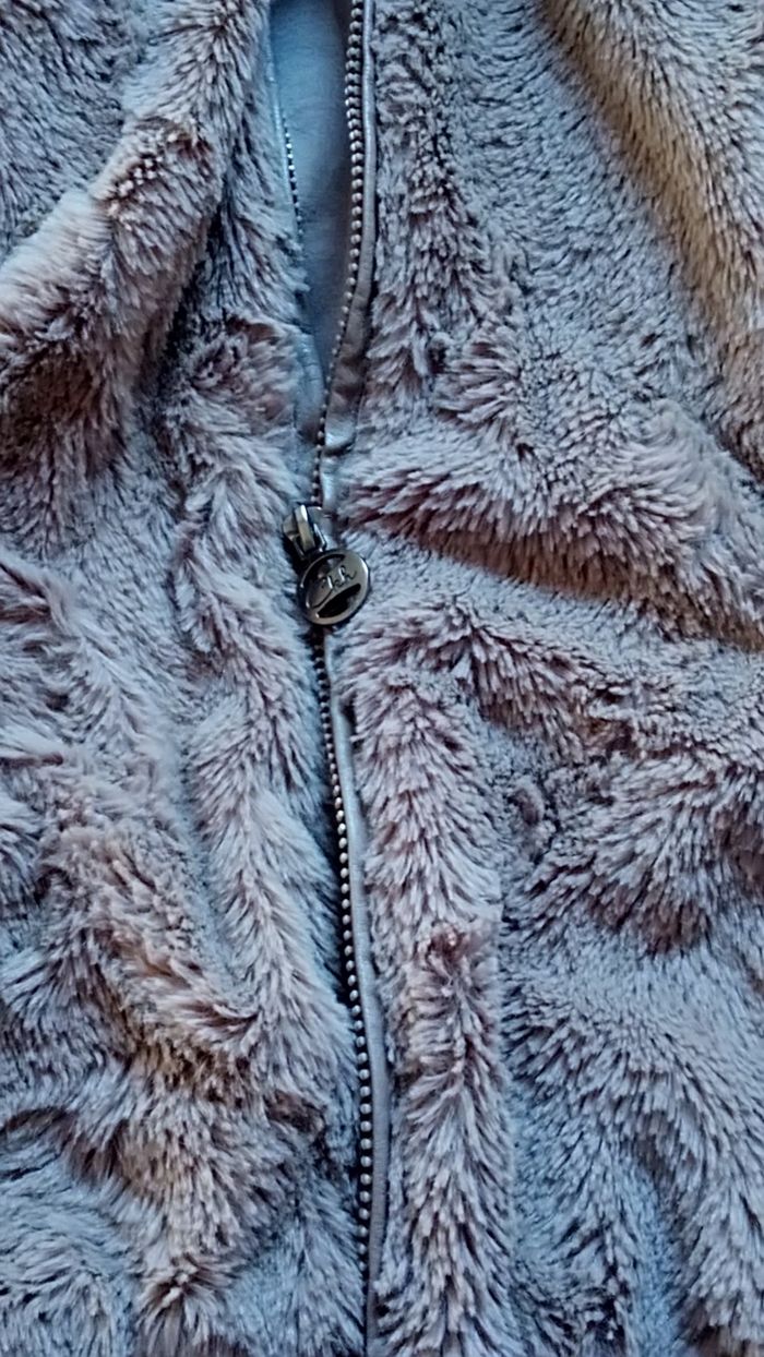 Gillet zippé sans manches fille