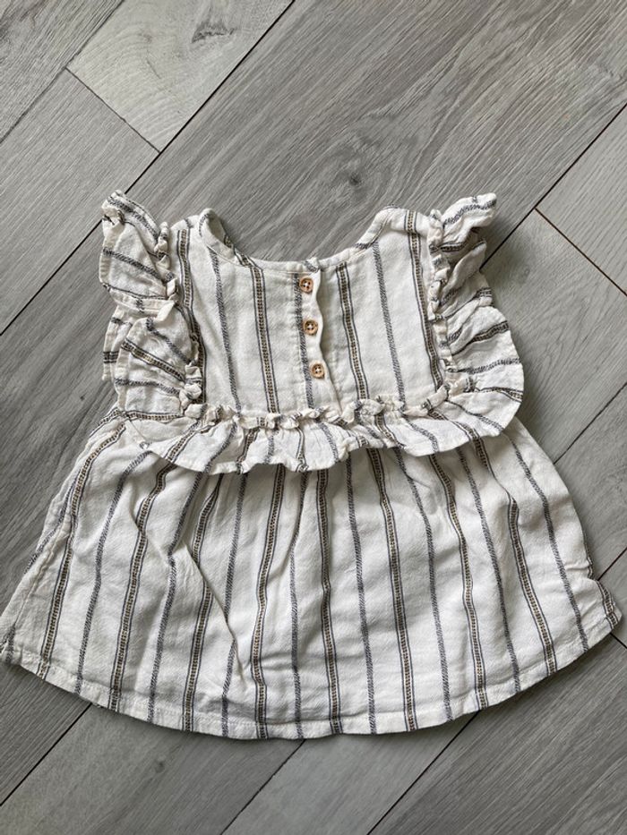 Blouse bébé en lin Tao - photo numéro 2