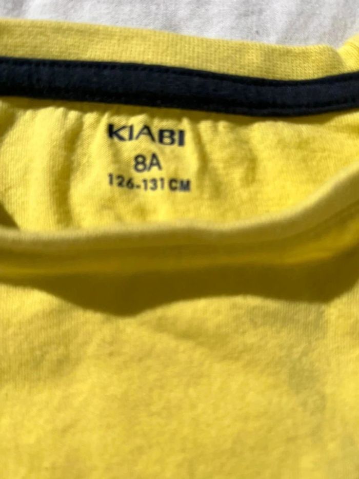 T shirt jaune 8 ans Kiabi - photo numéro 3