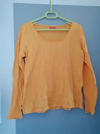 Haut manches longues, Tissaia (orange-jaune), XXXL / 46 / 18