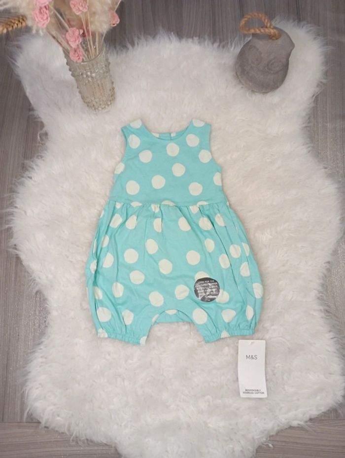 Barboteuse a pois neuve 6m