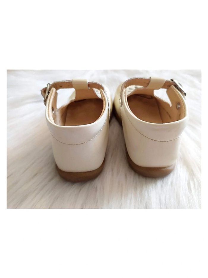 Chaussures bébé salomé montantes en cuir verni style rétro vintage printemps été - photo numéro 6