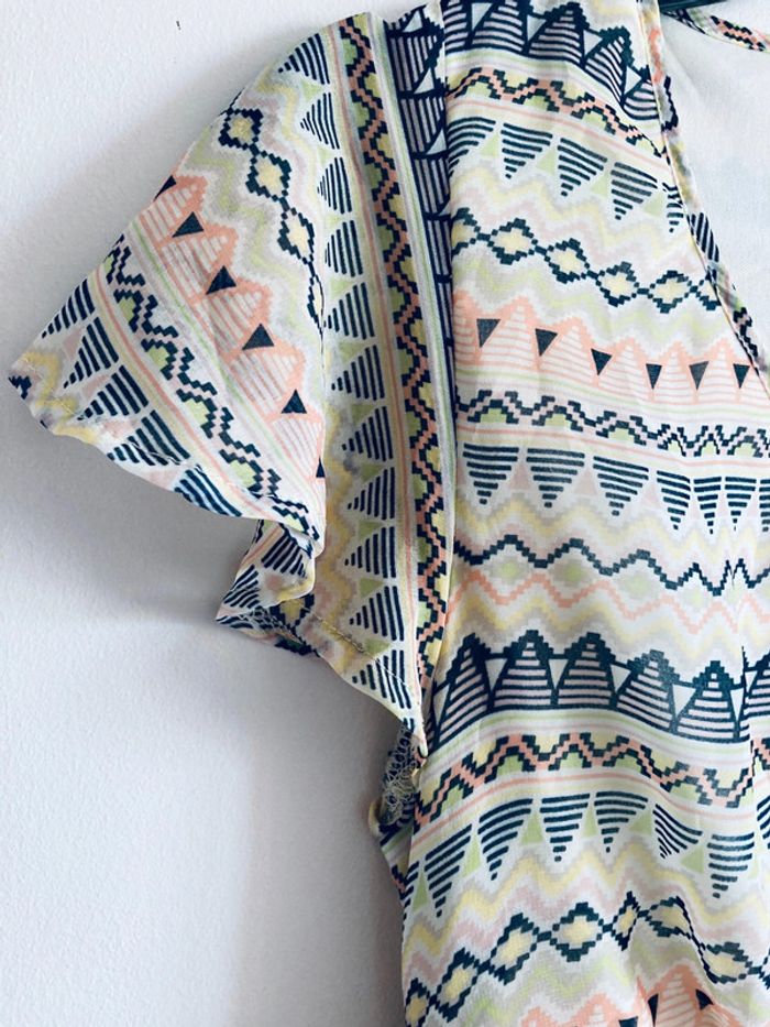 Robe d’été pimkie taille 38 à motif bleu jaune - photo numéro 10