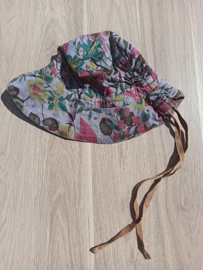 Chapeau IKKS en tissu fleuris - photo numéro 3