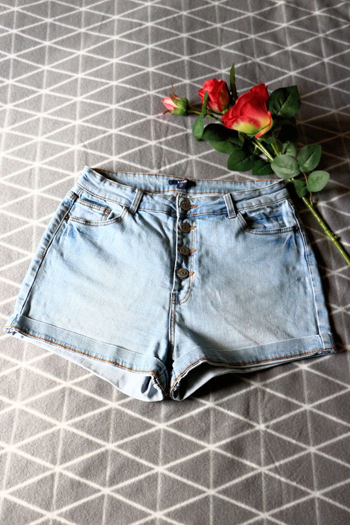 🌸 Short en jean taille haute, Kiabi, 38