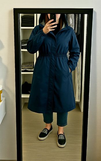 Veste de pluie imperméable avec capuche