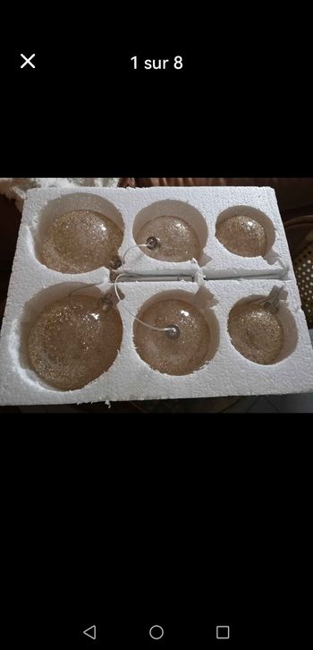 Boules de Noël en verre