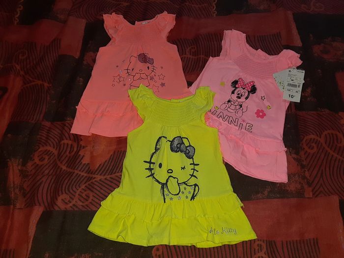Lot de 3 robes disney 6mois
