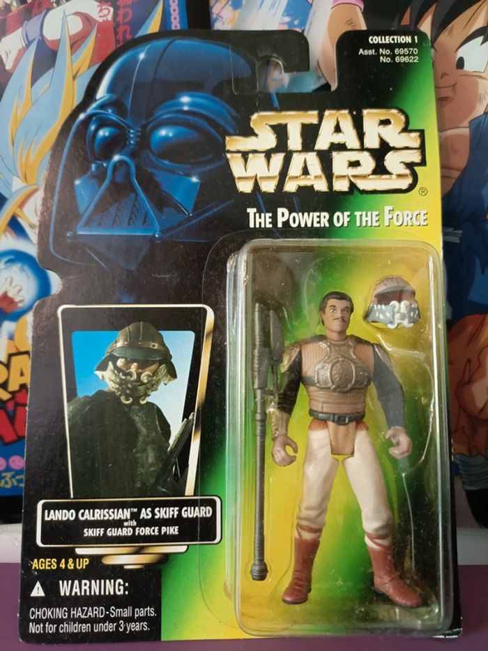 Figurine Star Wars POTF Lando Calrissian As Skiff Guard Kenner Tomy Japan 1997