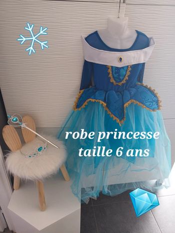 Déguisement robe princesse taille 6 ans robe 👗