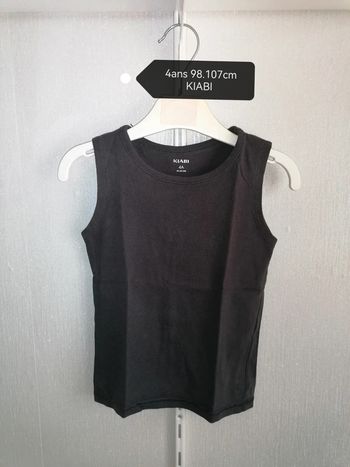Débardeur marron feu 4ans 98.107cm Kiabi