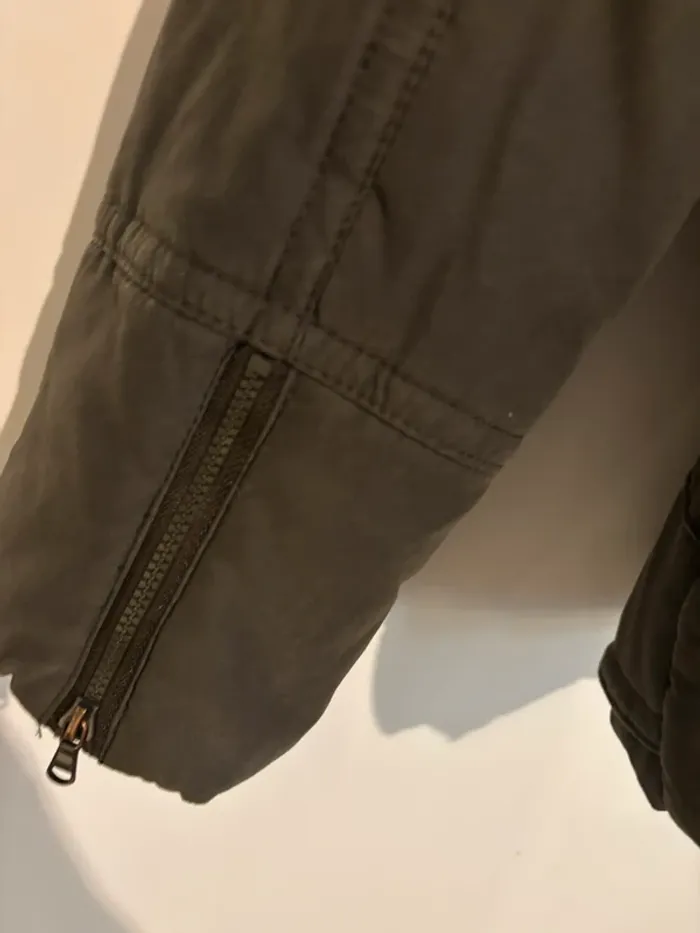 Manteau à capuche kaki Esprit taille 38-M très bon état - photo numéro 8