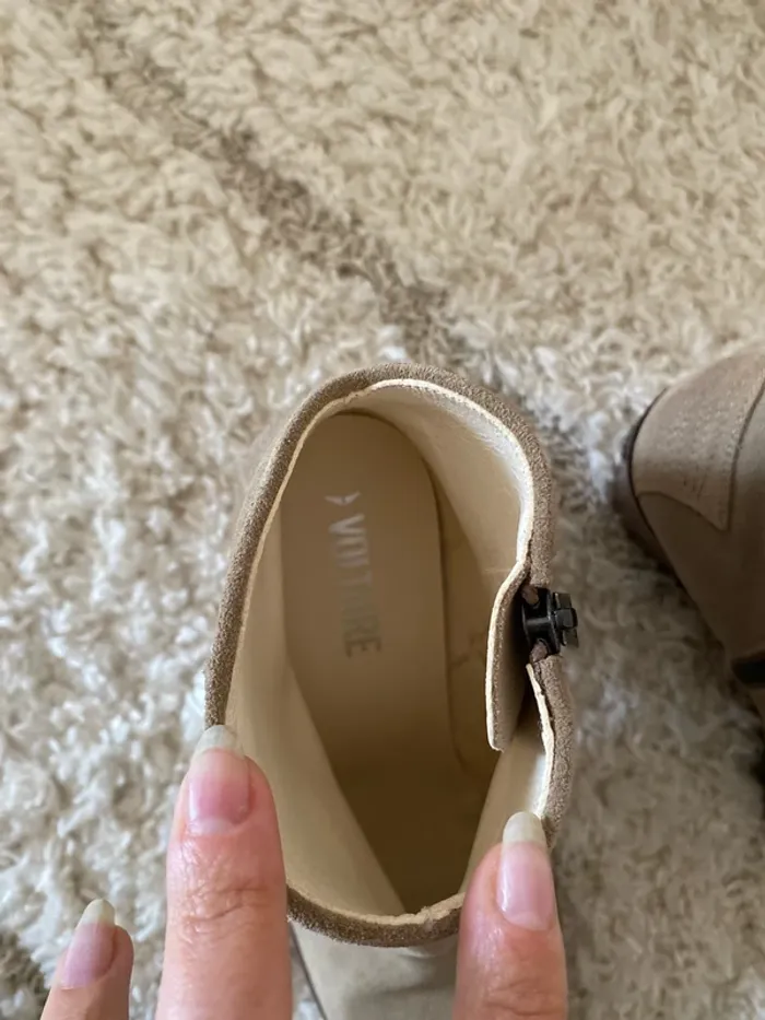 Bottine en nubuck beige taupe Zadig et voltaire - photo numéro 7