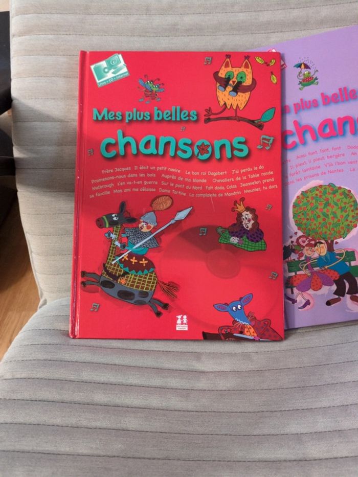 Lot 2 livres Mes plus belles chansons - photo numéro 2