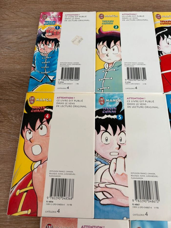 Lot de 8 manga tekken chinmi - photo numéro 7