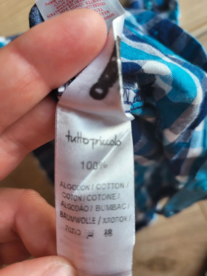 Chemise à carreaux coton petits prix bébé garçon - photo numéro 6