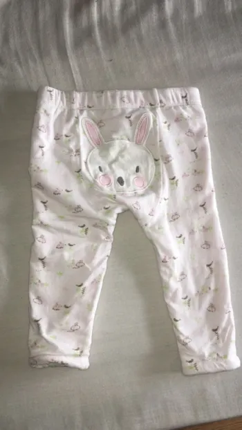 Pantalon lapin bébé fille