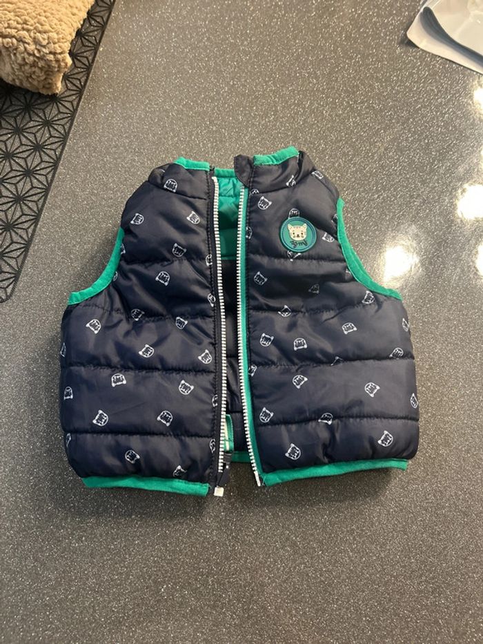 Veste sans manche réversible