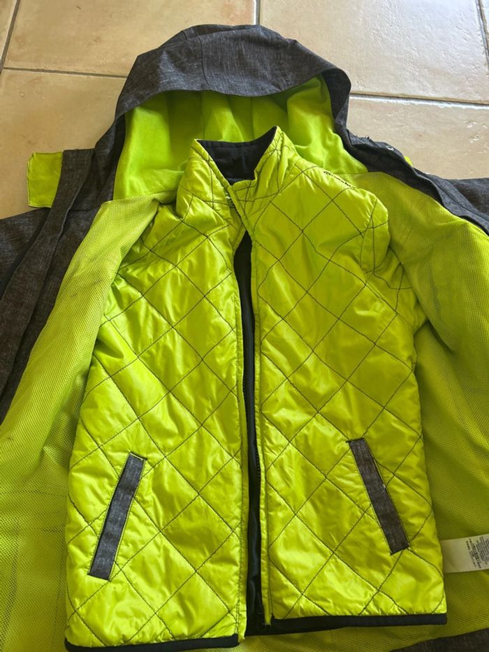 Manteau parka avec veste amovible/reversible queshua 10 ans - photo numéro 3