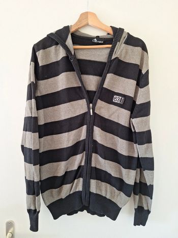 Gilet t42/xl à capuche Rayé #H42XL-001