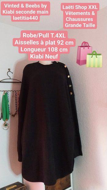 Robe pull T.4XL Kiabi Neuve