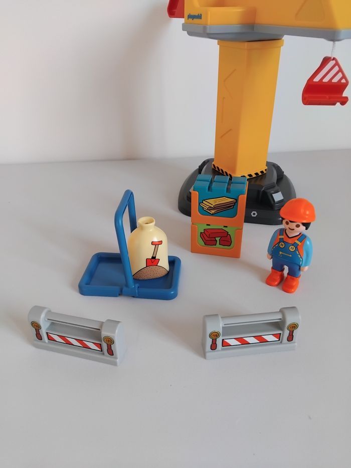 PLAYMOBIL 123 Grue de Chantier 🏗 - photo numéro 2