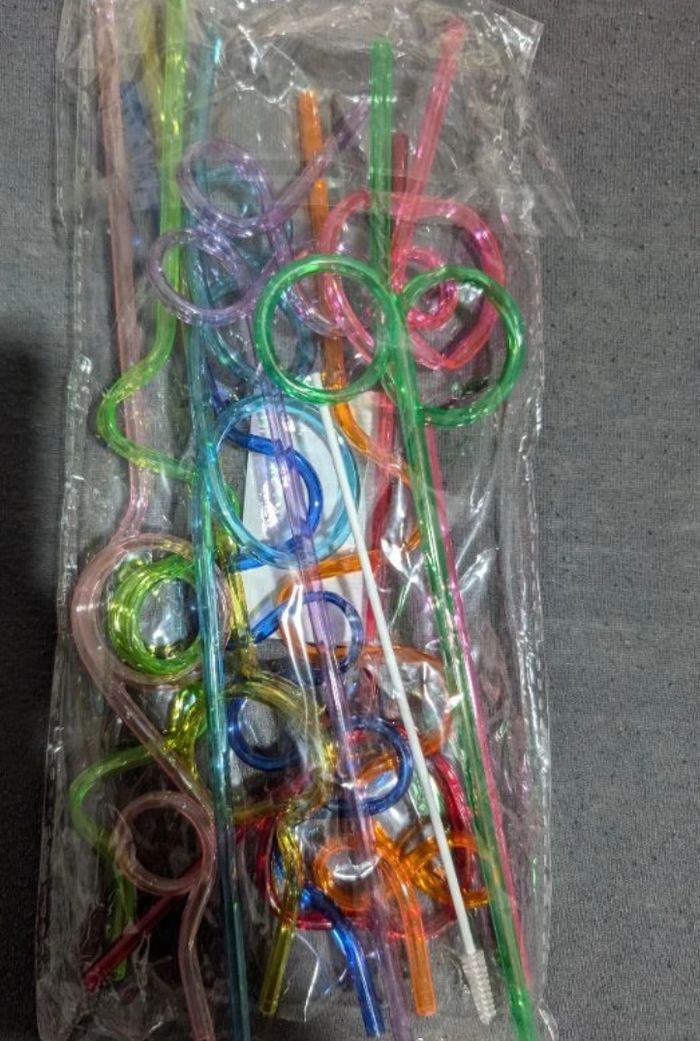 Lot de 10 pailles