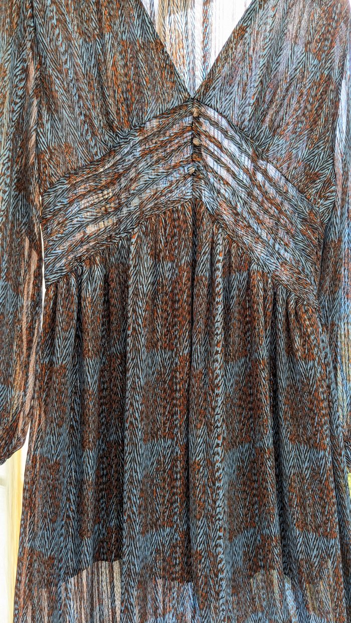 Robe mi-longue, à manches 3/4. - photo numéro 6