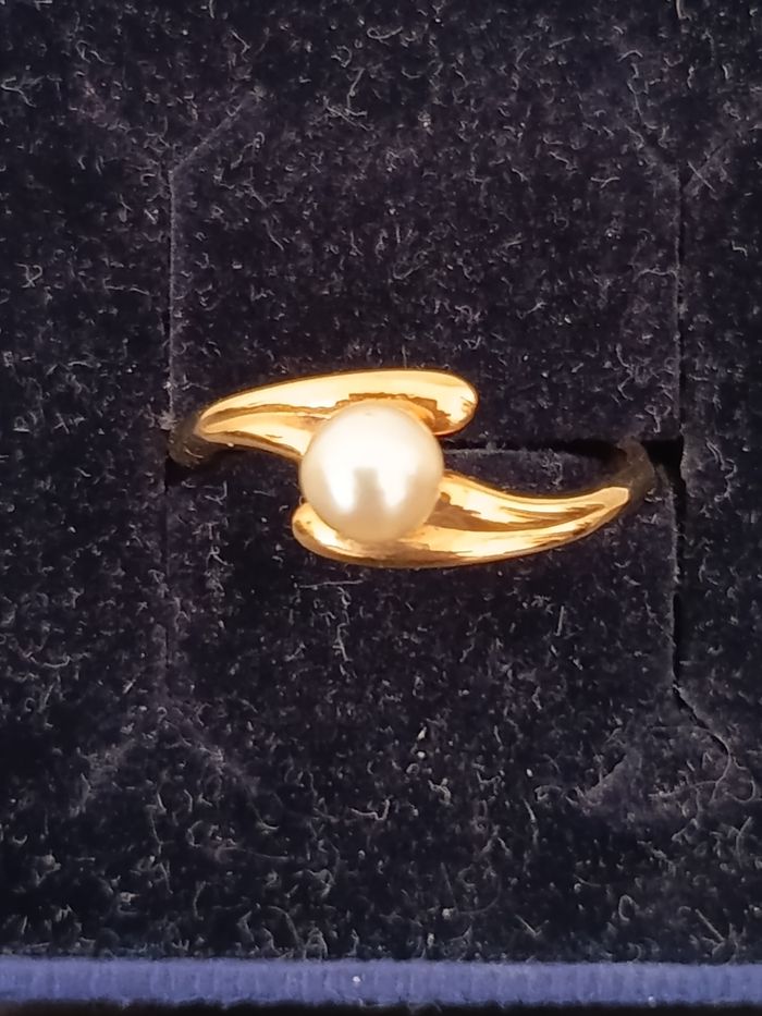 Bague plaqué or. - photo numéro 2