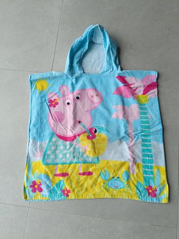Cap poncho bain piscine