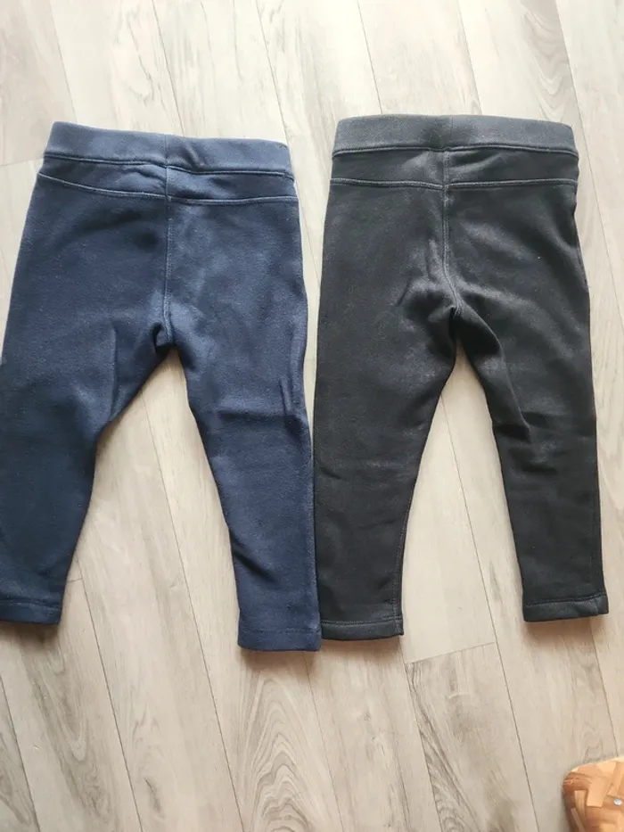 Lot 2 leggings jeggings chaud 3 ans - photo numéro 7