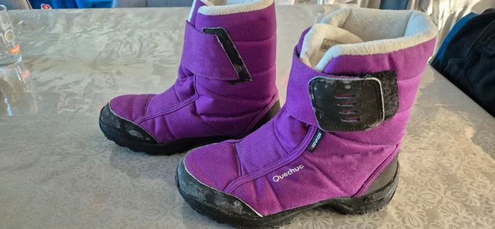 Bottes de ski queschua decathlon pointure 35 - photo numéro 3