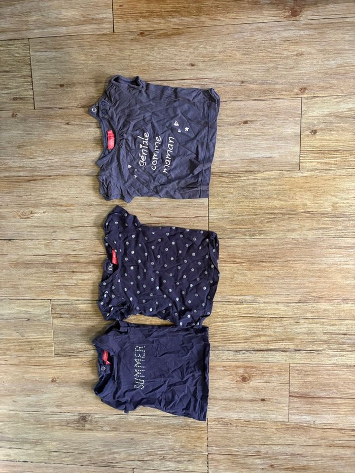 Lot 3 t-shirt 6 mois tissaia - photo numéro 2