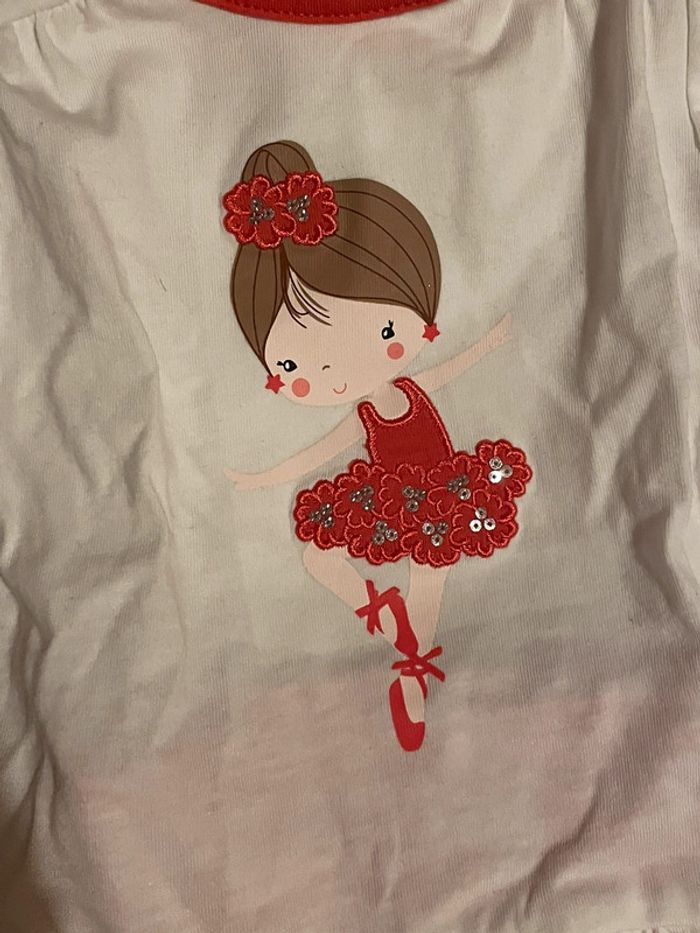 Ensemble tee shirt legging petite ballerine - photo numéro 3
