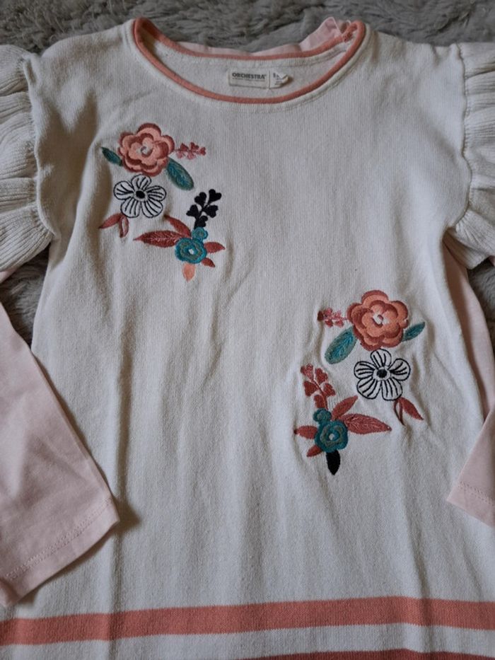 Magnifique ensemble robe en maille et haut 8 ans 🌺 orchestra /gemo 🌺 excellent état - photo numéro 2