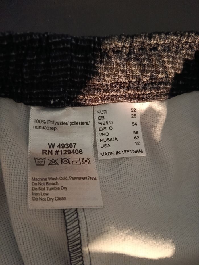 Pantalon femme taille élastique taille 54 gris anthracite - photo numéro 3