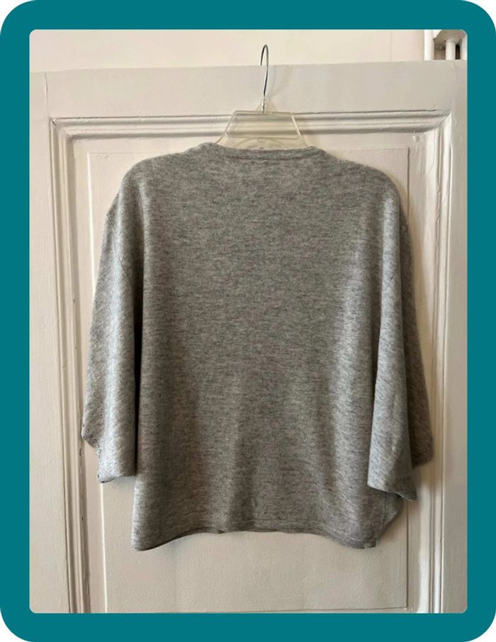 Pull strass chauve souris laine et cachemire XS - Max&Moi - photo numéro 4