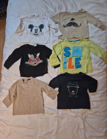 Tee shirt manche longue 12 mois